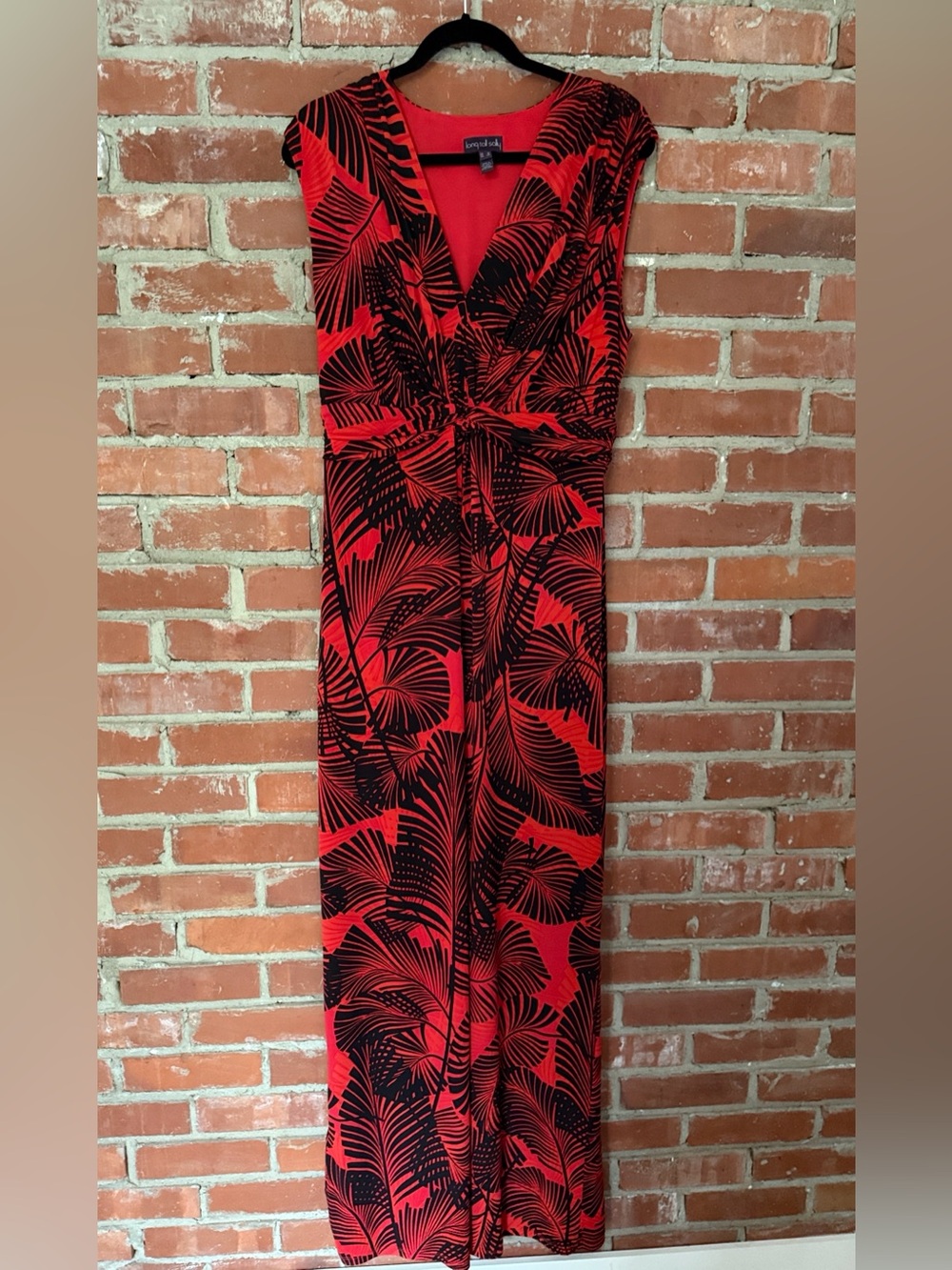 long tall sally Red and Black Maxi Dress